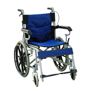 Lightweight Folding Manual Wheelchair with Dual Lock Brakes