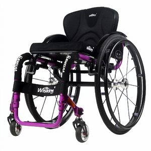 Magnesium Alloy Manual Sports Wheelchair for Outdoor Use