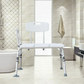 Adjustable Non-Slip Shower Chair and Bath Bench for Elderly and Disabled