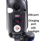 Electric wheelchair with lithium battery, multi-function intelligent control, fully automatic folding, lightweight and portable