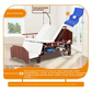 Smart Electric Automatic Medical Bed for Elderly with Turnover Function