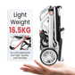 Ultra-Light Foldable Automatic Electric Wheelchair for Elderly and Disabled