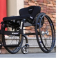 Magnesium Alloy Manual Sports Wheelchair for Outdoor Use