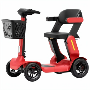 Foldable 4-Wheel Electric Mobility Scooter for Elderly, 250W 36V