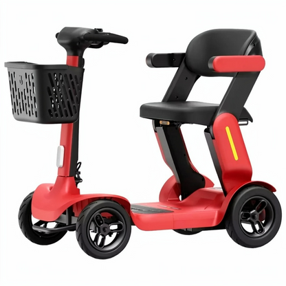 Foldable 4-Wheel Electric Mobility Scooter for Elderly, 250W 36V