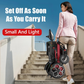 Ultra-Light Foldable Electric Wheelchair with 12A Lithium Battery
