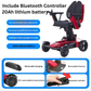 Lightweight Folding Intelligent Electric Wheelchair with Lithium Battery