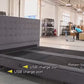 Zero Gravity Split King Electric Adjustable Bed Base Smart Bed Frame with Wireless Remote Control Heavy Duty Metal Structure