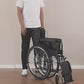 Lightweight Foldable Travel Wheelchair with Hand Brake and Commode Seat