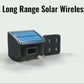 Solar Wireless Driveway Alarm, 400m Outdoor Motion Sensor Detector, Weather-Resistant Security Alert System