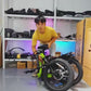 1000W Folding Electric Bike for Adults – 48V 20.8Ah Removable Battery, 20" Fat Tires, Front Suspension & Rear Rack